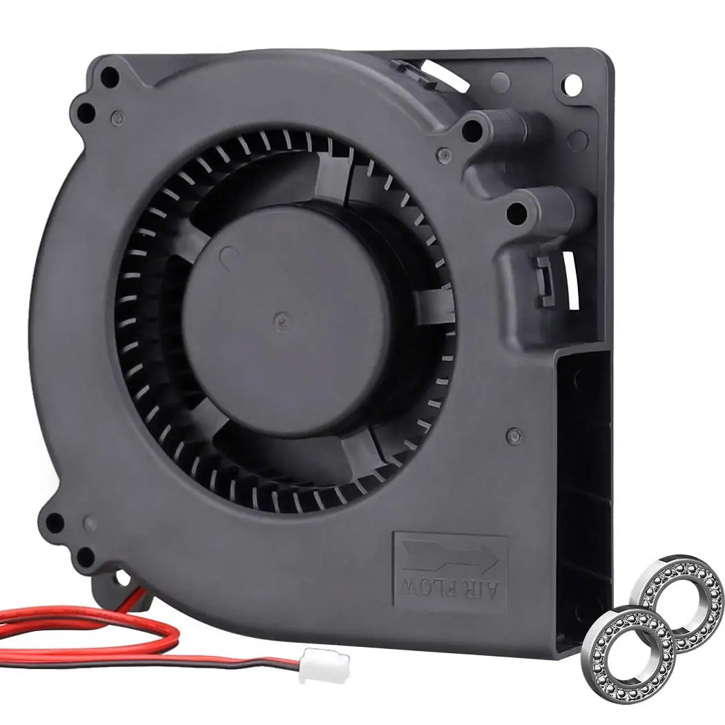 1PCS 120x32mm 12V Brushless Dual Ball Cooling Blower DC Centrifugal Fan 2Pin for PC Computer Case, PSU, Car Audio, RV Fridge