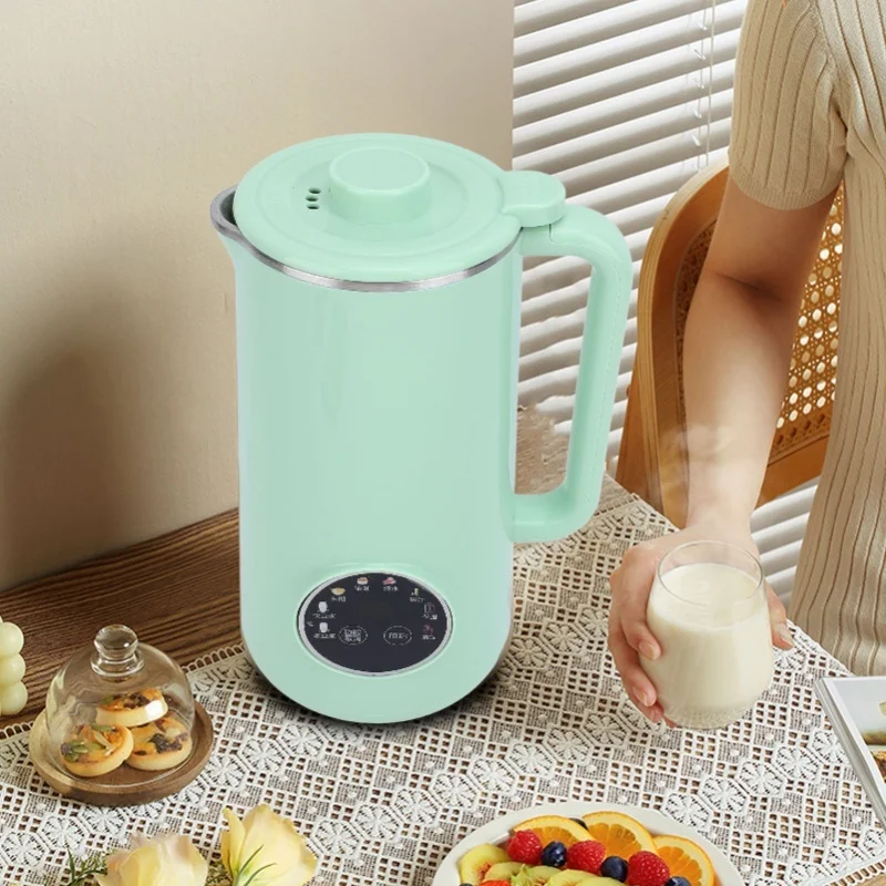 220V Nut Milk Maker Soybean Milk Machine 800ml Multifunctional Automatic Soy Milk Maker Blender With 10 Blades EU Plug