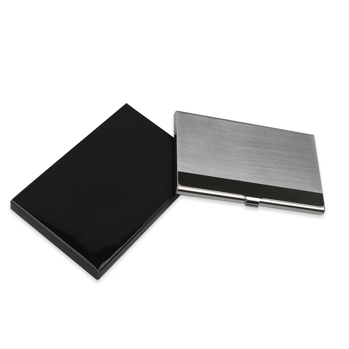

Foxnovo Portable Stainless Steel Business Name Credit Holder Case Silver Thin Practical 20 Cards Storage