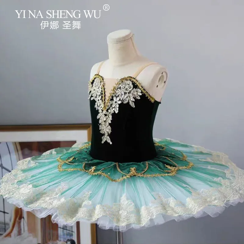 

Green Ballet Tutu Kids Girls Adults Women Ballet Dance Costumes Ballerina Adults Professional Ballet Tutu Dress Women Girls New