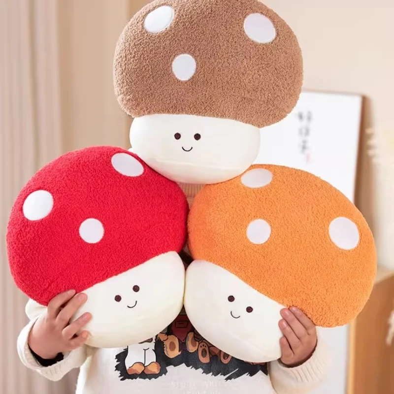 

30cm Colorful Mushroom Plush Toy Stuffed Plant Pillow Doll Mushroom Plushie Doll Home Sofa Decoration Birthday Gift