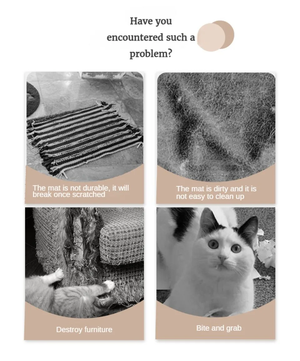Katzen kratz schutz mit selbst klebendem Freiform schneiden Teppich matte Katzen kratz schutz Möbel Haustier Training Sofas chutz – Detail 1