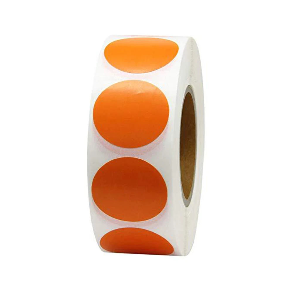 

Inch code Stationery Office School Supplies Green Dot Labels Stickers Mark stickers Color Labels Stickers Chroma Label Stickers
