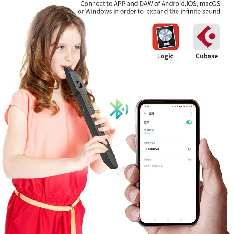 Electronic Saxophone Mini Recorder Electronic Saxophone Electronic Wind Instrument for Beginner