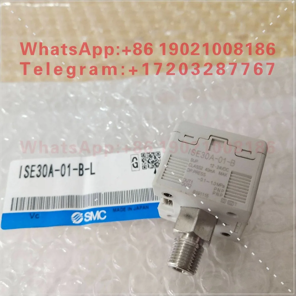 New Original SMC Digital Pressure Switch ISE30A-01-B-L