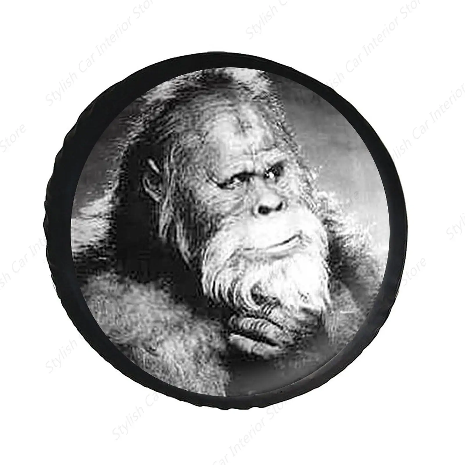 Bigfoot Sasquatch Spare Tire Cover Leather Wheel Tire Covers Tire Protector Gift