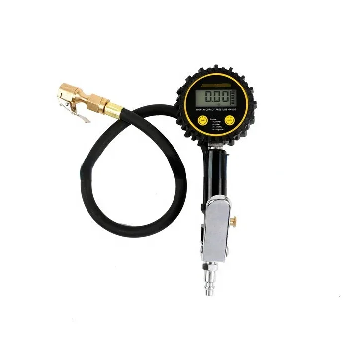 Durable Digital 200psi Tire Bar Pressure Inflator Gauge For Inflating Car Tire Pressure Psi Pressure Gauge