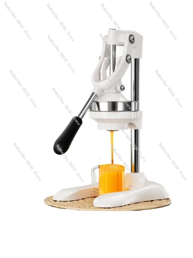 Commercial Manual Orange Juicer Flat Head Hand Press Citrus Squeezer Stainless Steel Fresh Juice Machine Shop Business