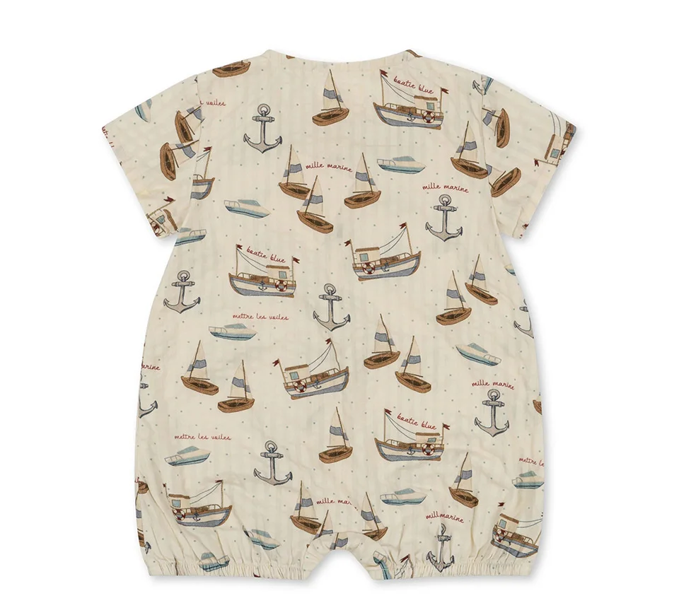 2026 صيف جديد ملابس الأطفال سلسلة ديناصور قصيرة الأكمام رومبير دعوى سترة نصف تنورة فستان تسلق الملابس #5