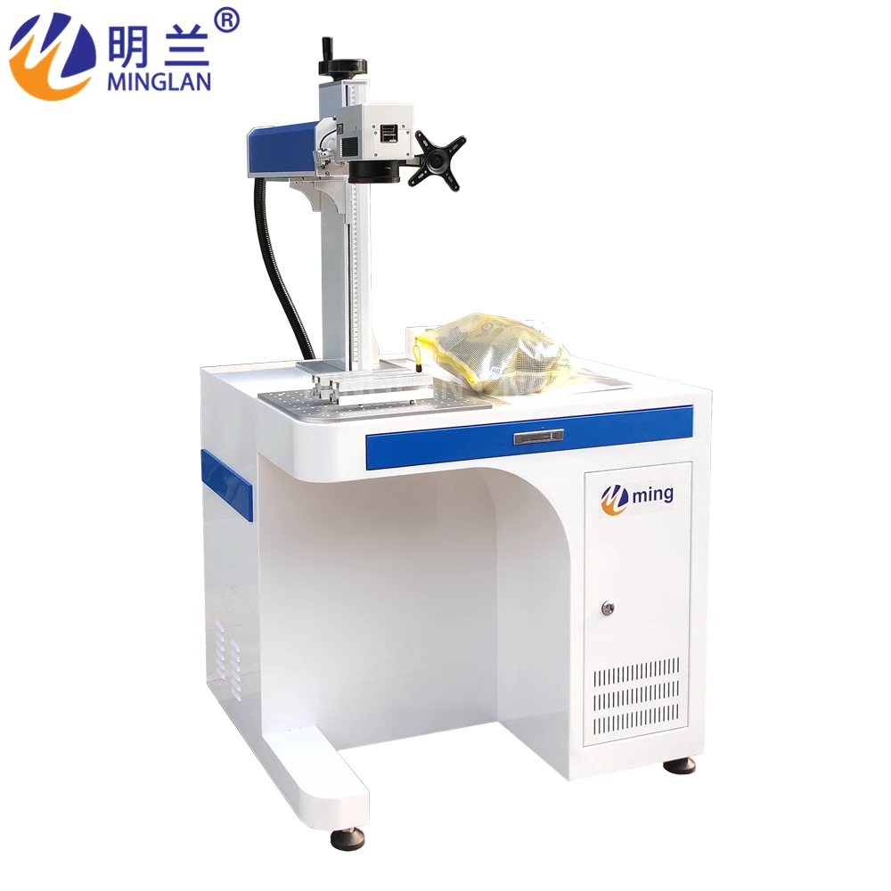 Desktop fiber laser marking machine printing machine For metal crafts jewelry