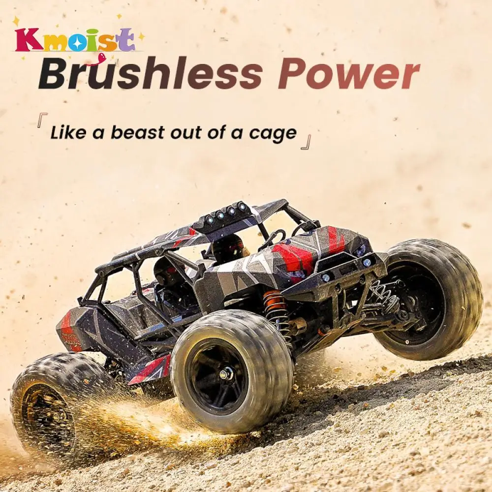 

1/14 4WD 2.4G Remote Control Cars Brushless Truck Model Vehicle High Speed Off Road 52km/h Racing Car Toys for Boys Kids Gifts