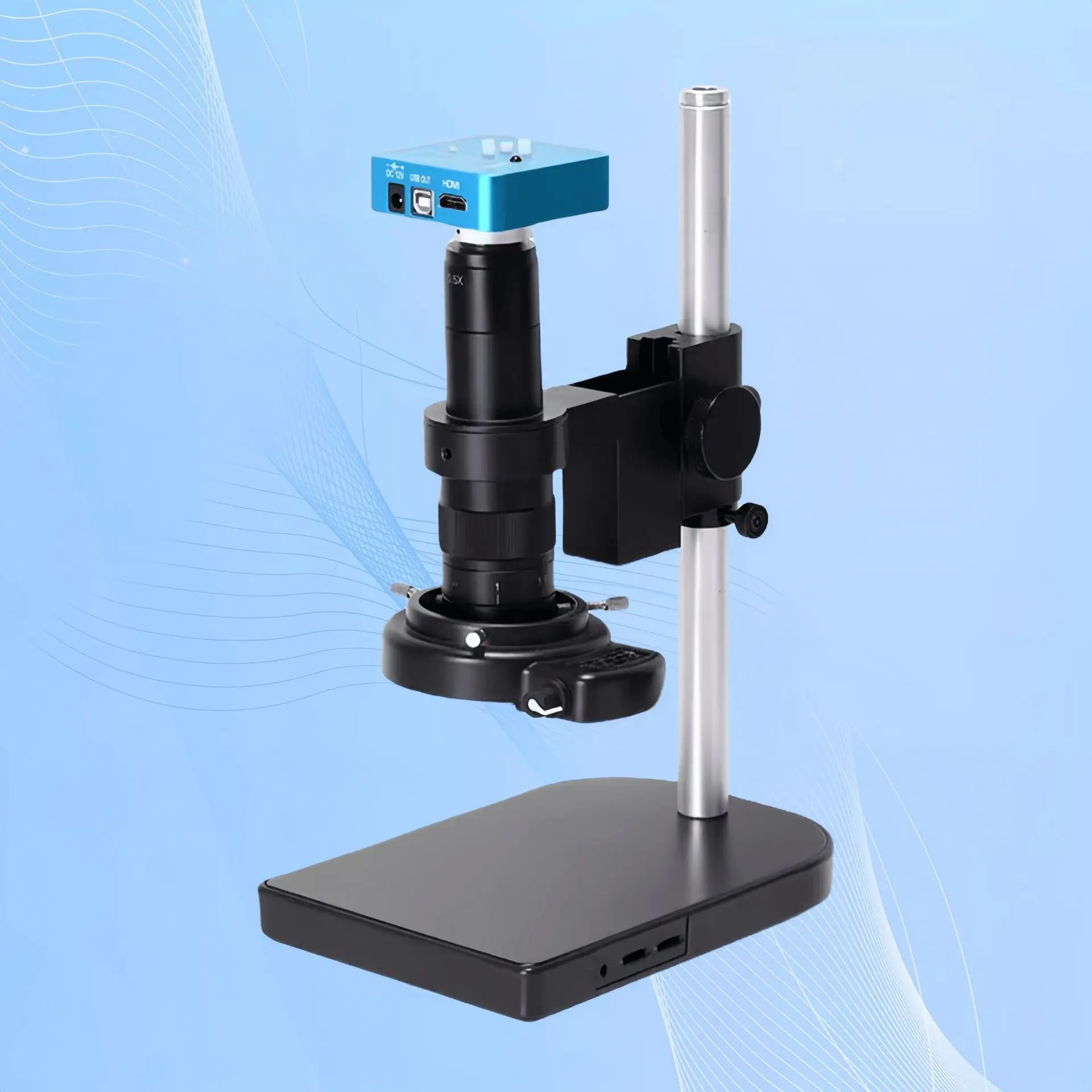 Repair of electron microscope cameras, industrial HD 2-megapixel HDMI port/USB interface for software measurement