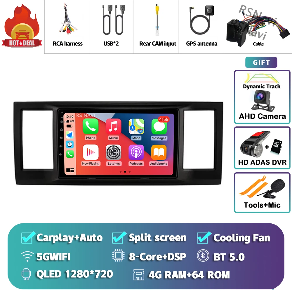 Android 15 Carplay Auto Voor Vw Volkswagen Caravelle 6 T6.1 T6 2015 2016 2017-2020 Multimedia Autoradio Speler video Wifi + 4G Bt