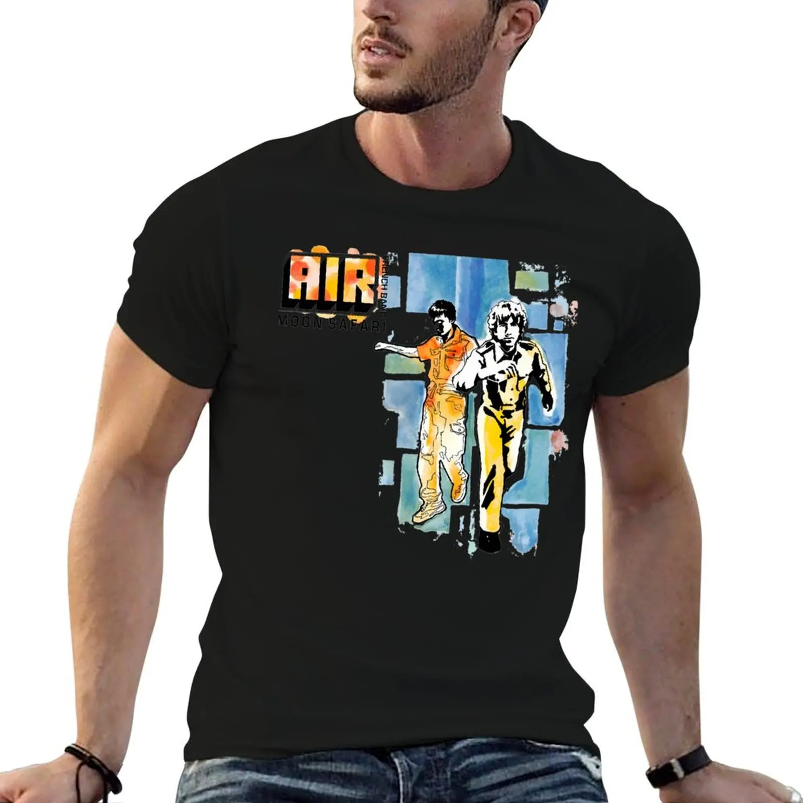 Moon Safari T-Shirt man t shirt graphic anime t shirts for man T-Shirt