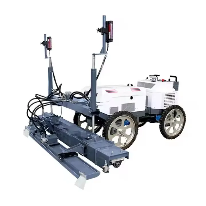 Small Walk Behind Screed Machine Lightweight Concrete Floor Leveling Smoothing Construction Tool view 3