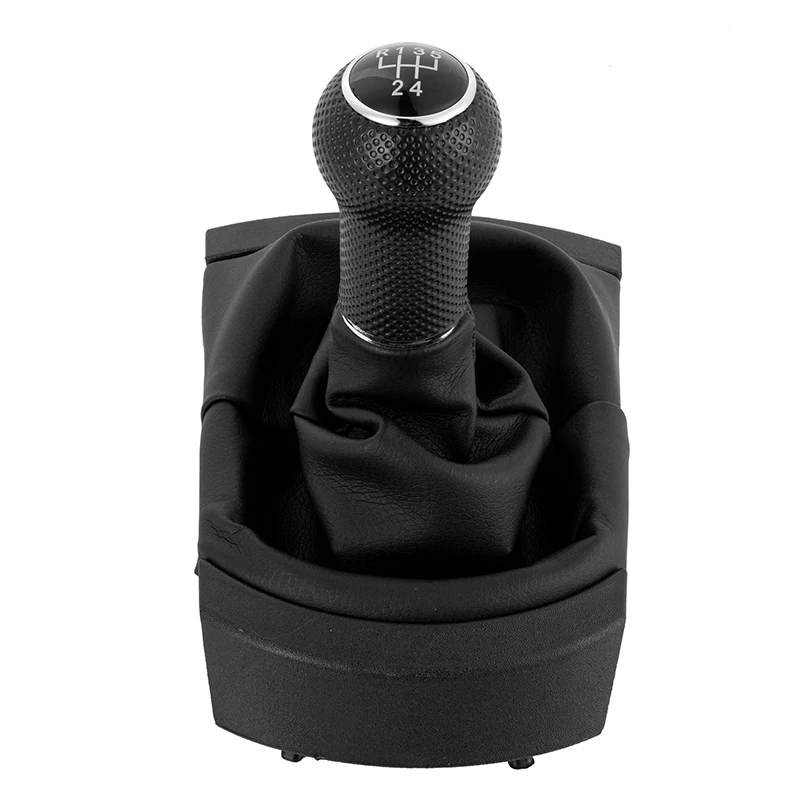 5/6 Speed Auto-Styling Versnellingspook Pookknop voor Seat Ibiza 2002 2003 2004 2005 2006 2007 2008 Lederen Laars Nieuwe Auto Accessoires