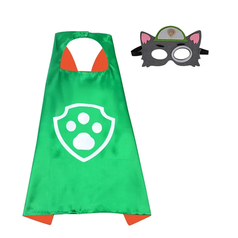 Paw Patrol Kids Cosplay Costume Set Includes Mask And Cloak Ideal for Halloween Birthday Parties Cartoon Character Gift view 5