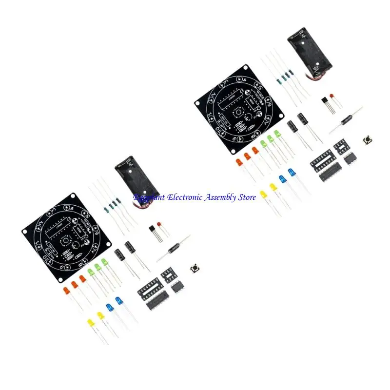 E28D Educational DIY Electronics Set For Wheel Wheel Assembly And Circuit Plan Practice