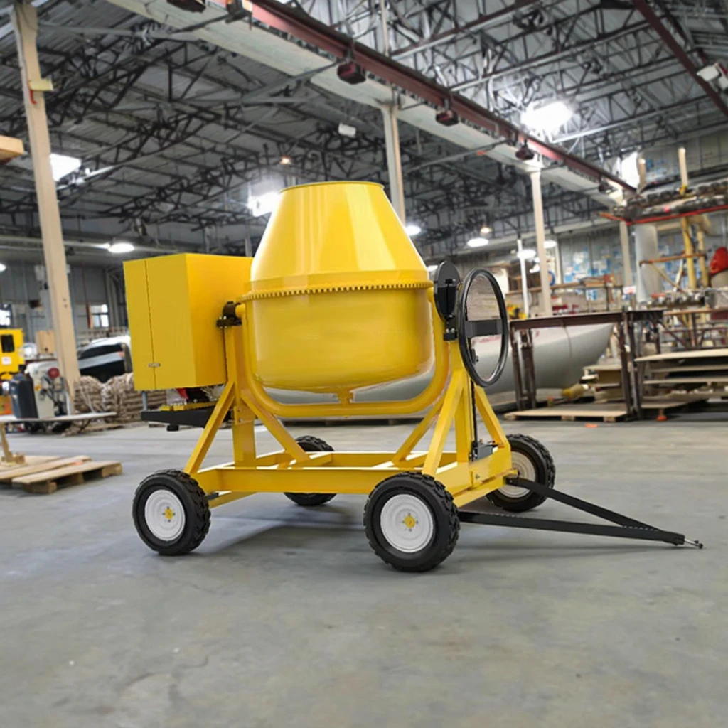 Mobile 1CBM Diesel Cement Concrete Mixer (350L) - Core Motor Component Included, for Sale