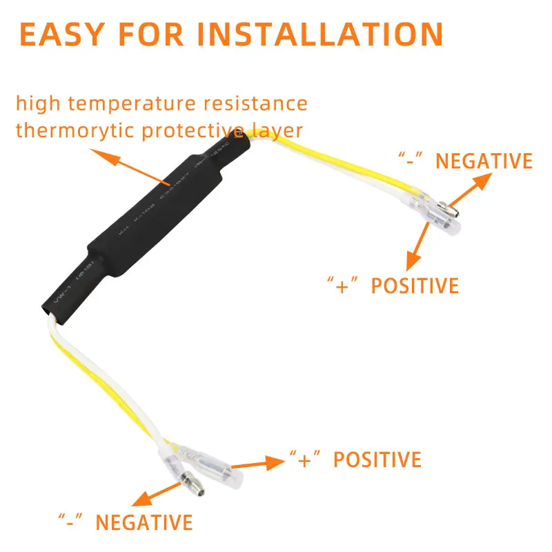 1 PCS 21W Motorcycle Decoder Turn Signal Lights Canbus 12v Indicator Load Resistor Decoder Load Decoding Resistor Repair Parts image 5