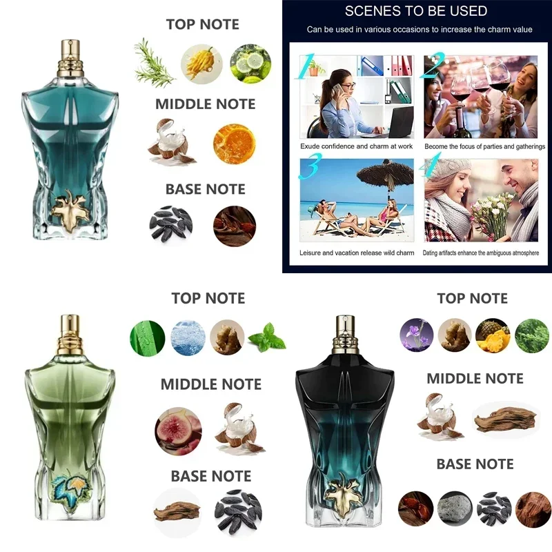 125 مللي عطر أصلي عالي الجودة عطر يدوم طويلاً مثير فيرومونات الجسم رذاذ عطور كولونيا فاخرة جذابة