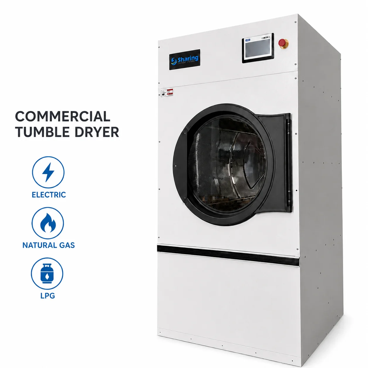 Laundry Machine Equipment Tumble Dryer Commercial Clothes Dryer For Self Service And Professional Laundry