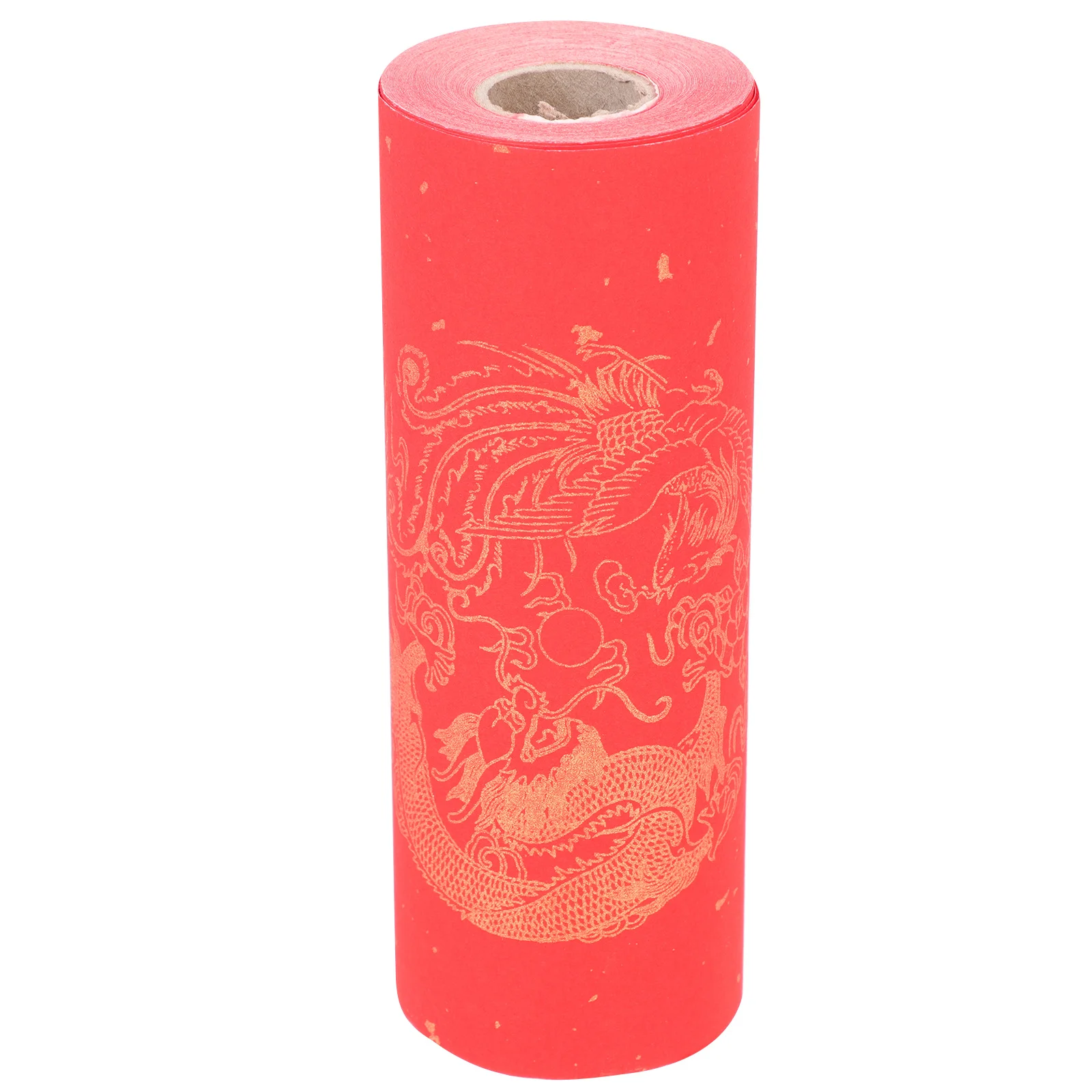 

1 Roll Blank Xuan Red Spring Festival Couplet Material Chinese New Year Calligraphy Paper Roll, Decoration Supply,