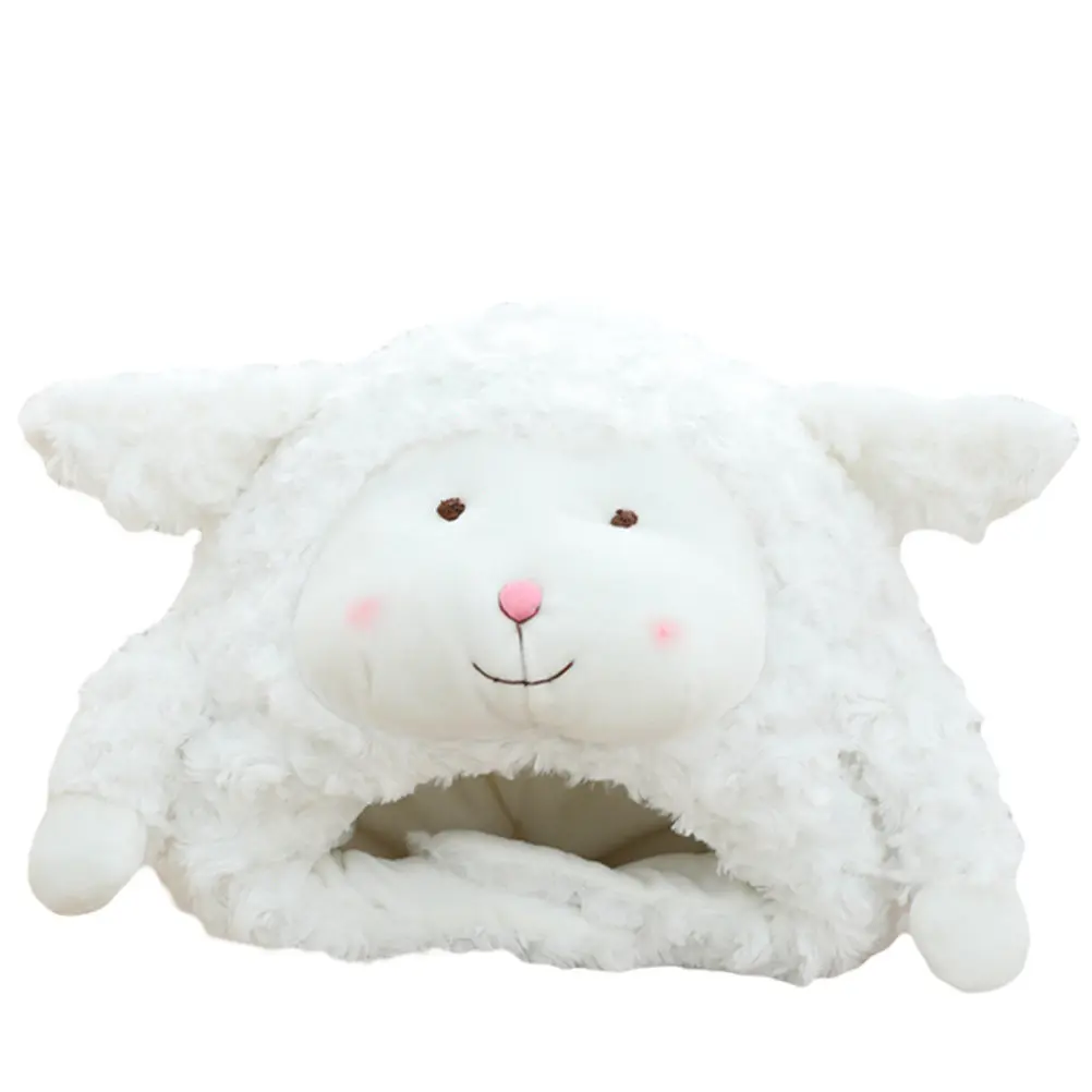 1Pcs Eye Catching Sheep Design Headgear Soft Comfortable Warm for Children Photo Prop Halloween Party Accessory Trendy Creative