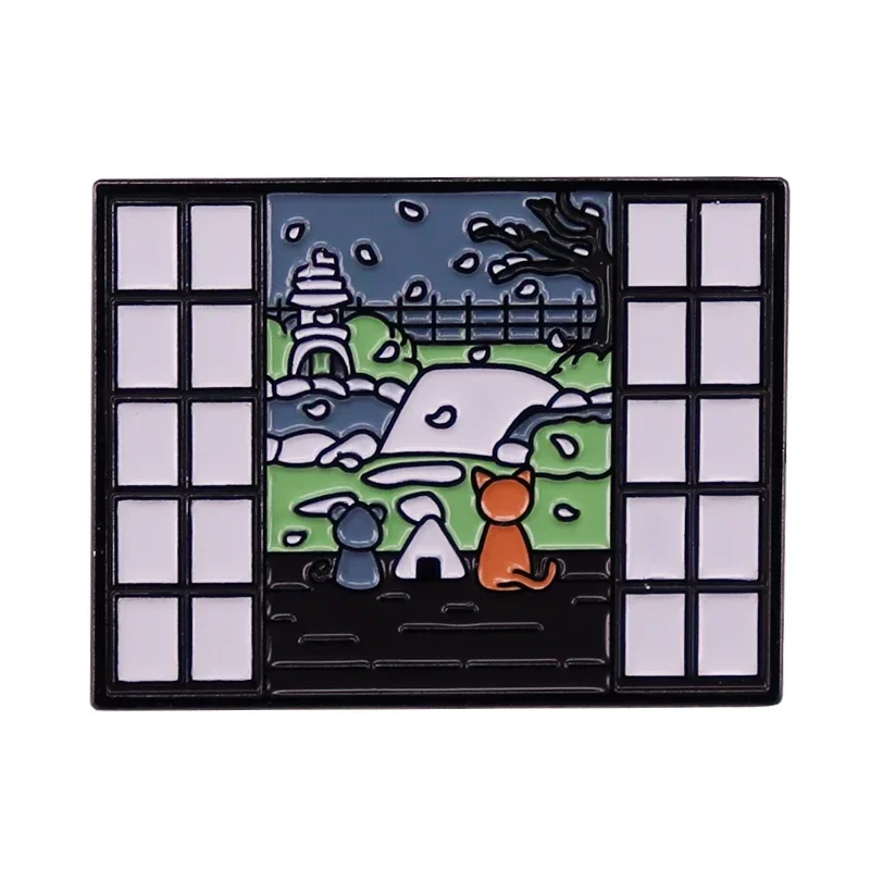 شارة القط بروش حيوان مضحك ، أنيمي الحلو ، لطيف #1