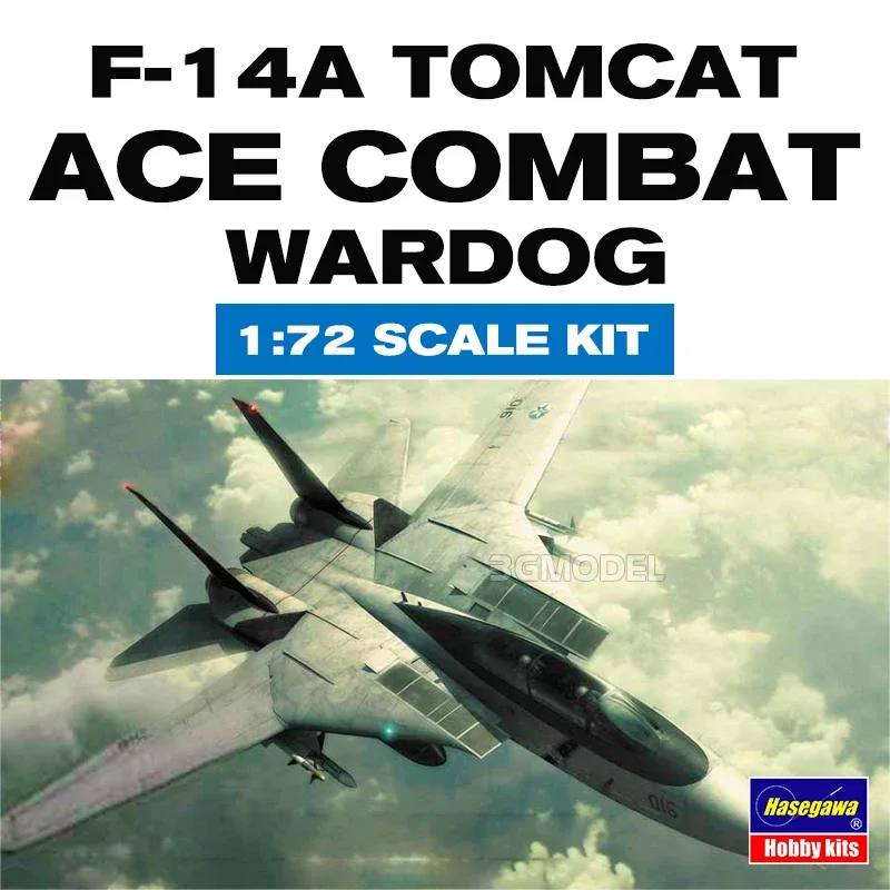 Hasegawa   Plastic Scale Model Kit 52416 Ace Combat F-14A Tomcat 