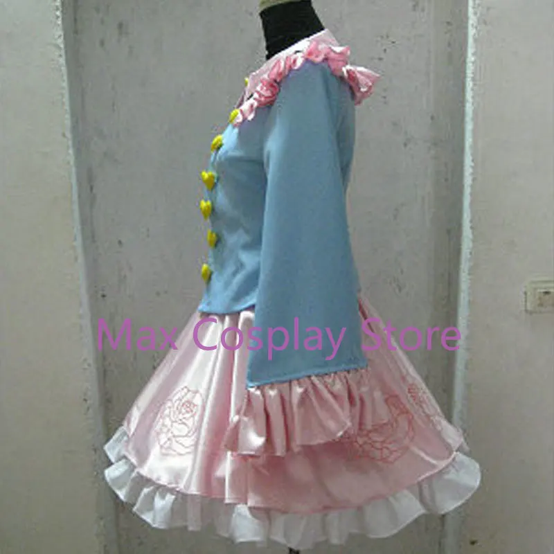 Anime Touhou Cosplay Trajes para Mulheres, Tops, Saias, Chapéu, Tamanho Personalizado, Max Cos, Komeiji Satori