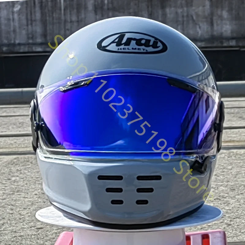 

RAPIDE NEO Japanese Mode Full Face Helmet,For Harley Motorcycle And Cruise Motorcycle Protective Helmet,Light gray,Capacete