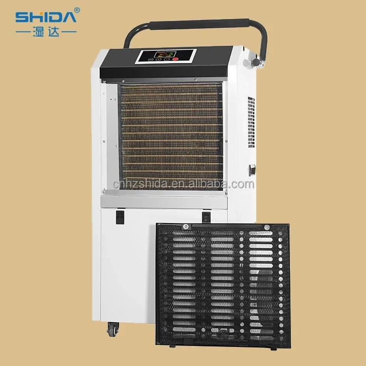 90L Portable High Quality Basement Air Dryer Big Capacity Air Industrial Dehumidifier