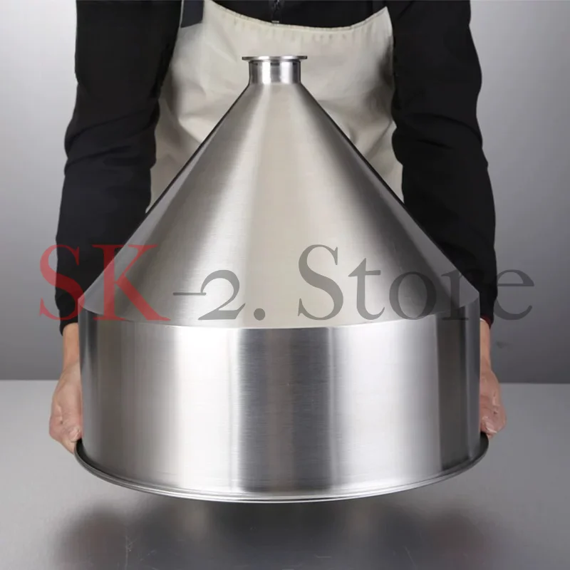 304 Stainless Steel Funnel Paste Liquid Cylinder, Filling Machine Food Machinery 316 Hopper
