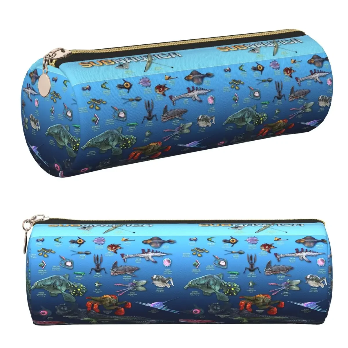 Cartoon Popular Funny Subnautica Below Zero Pencil Case Pen Holder Cylinder Pen Box Pencil Bag for Kids Gifts