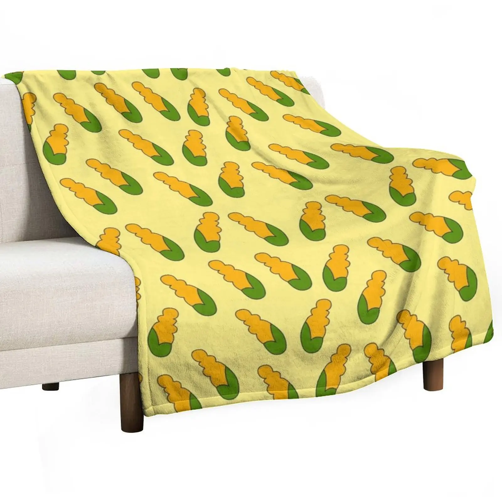 corncobs Throw Blanket Designers Decoratives blankets and throws Blankets