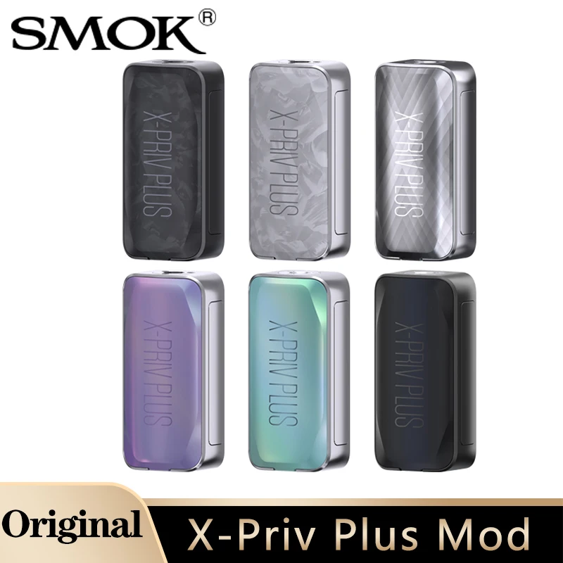 الأصلي SMOK X-Priv Plus Mod 225W دعم 18650 بطارية Vape DTL E مبخر السجائر
