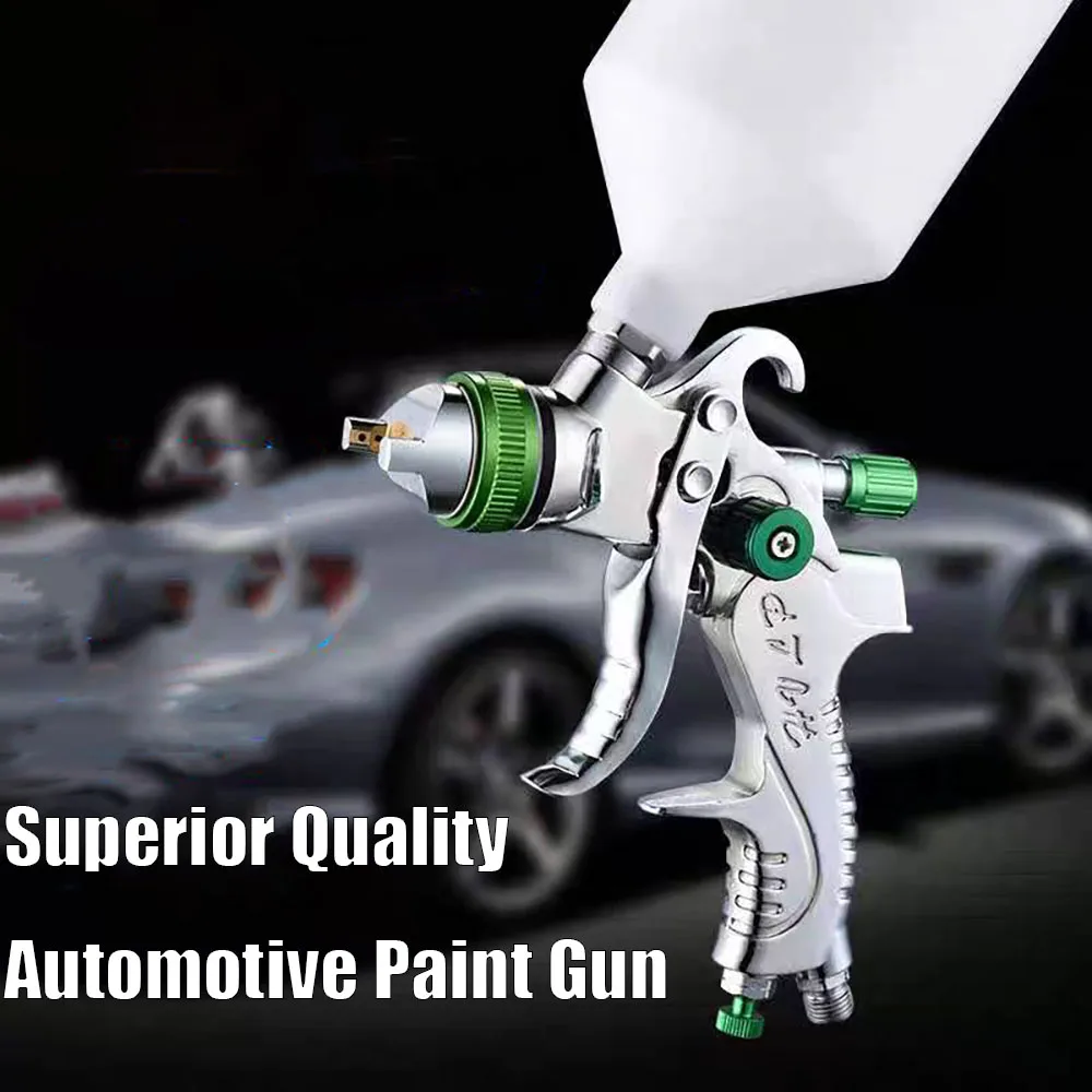 

2008HVLP Car Sheet Metal Paint Spray Gun Suitable For Latex Paint Atomization Repair Furniture Pneumatic Rravity Spray Gun