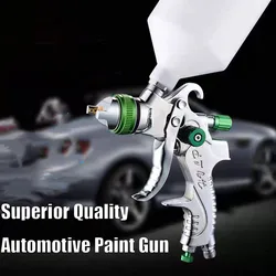 2008HVLP Car Sheet Metal Paint Spray Gun Suitable For Latex Paint Atomization Repair Furniture Pneumatic Rravity Spray Gun