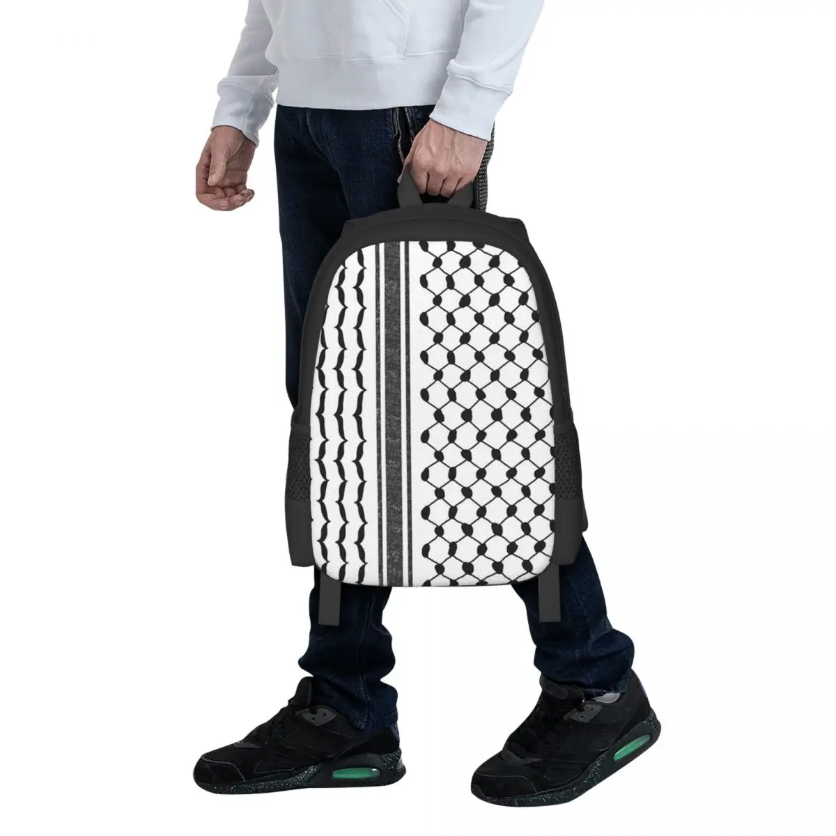 

Hattah (Keffiyeh) Student Backpack School Bag Hiking Travel Daypack for Boys Girls Fashion Bookbag Shoulder Bags