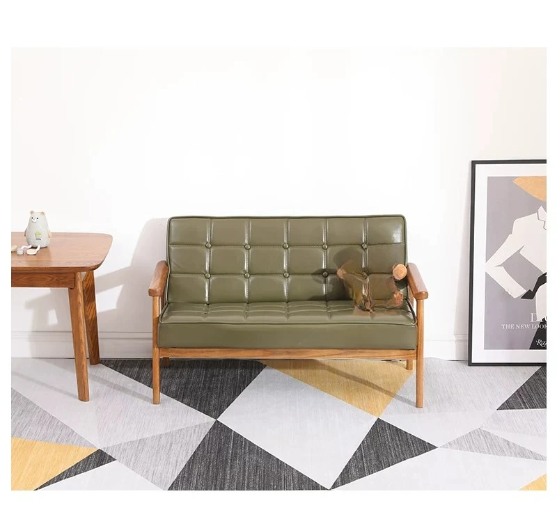 For Couch chair cute teen cartoon seat boy girl single solid wood sofa chair