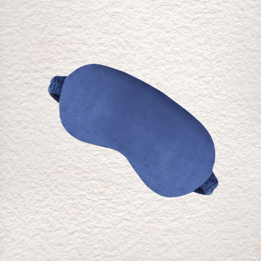 

Electric Heating Eye Mask Usb Rechargeable Dark Blue Portable Eye Warmer Fatigue Relief Shading Eyemask Adjustable Strap