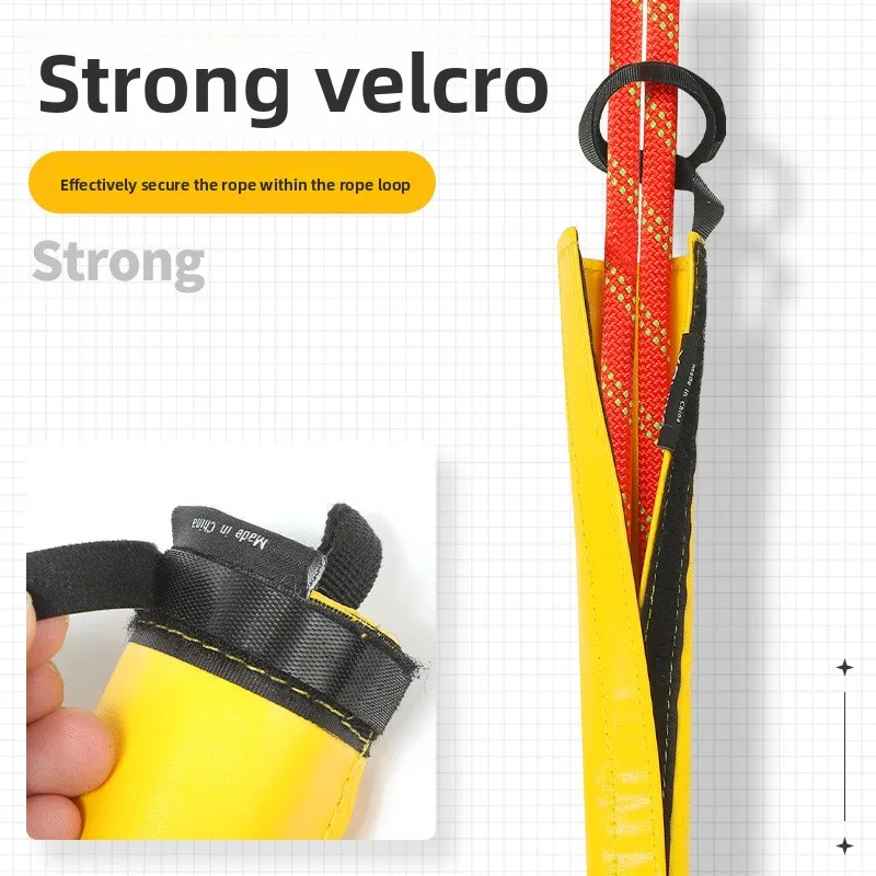 

Double-Rope Protective Sleeve Outdoor Mountaineering, Rock Climbing & High-Altitude Work Abrasion-Resistant PVC Rope Protection