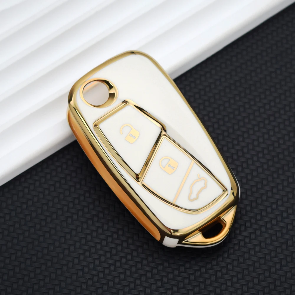 TPU 3 Buttons Car Key Case Cover for FIAT Panda Stilo Punto Doblo Grande Bravo 500 Ducato Minibus Key Shell Fob