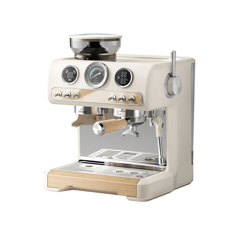 Italian semi-automatic grinding and extraction integrated coffee machine above 1.8L to concentrate high-pressure milk foam steam