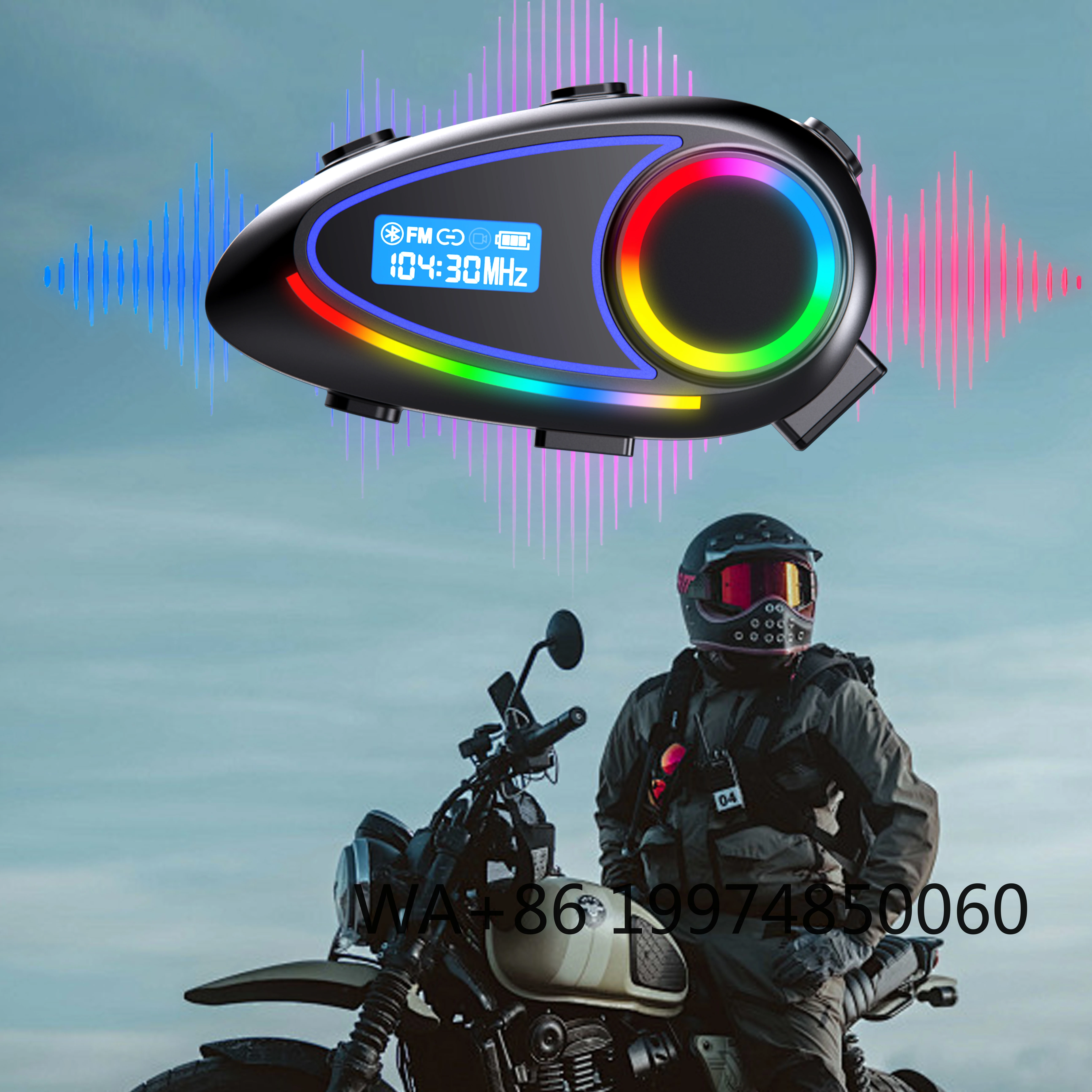 K18 Helmet Bt Earph… - image