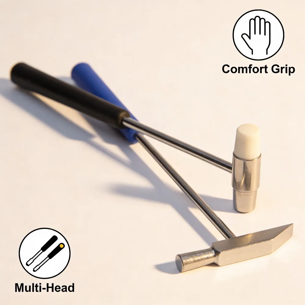 1pc Metal Small Hammers Watch Strap Bracelet Soft And Hard Hammers Repair Tool DIY Watch Accessories Home Maintenance Tools