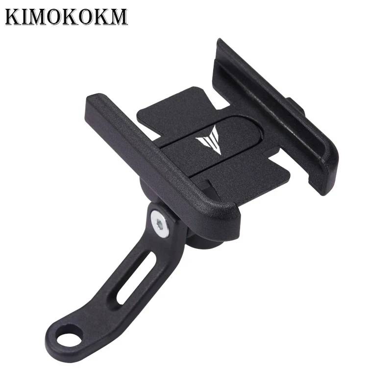 Soporte Universal para manillar de motocicleta, soporte de aluminio para teléfono móvil, accesorios para Honda, Yamaha, Kawasaki, MT01, MT 09, 07,