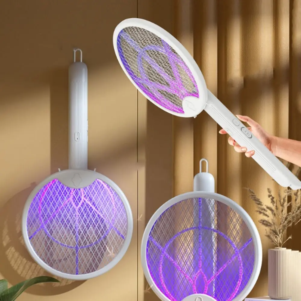 Wall Mounted Foldable Mosquito Killler Handheld Lure Fly Electric Mosquito Killler Rotatable USB Charging Anti-mosquito Device