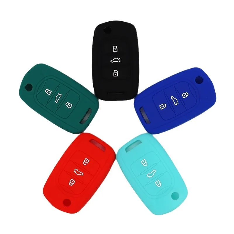 

Silicone key cover is suitable for Baojun 310510730 Wuling Rongguang S1 car key case, cost-effective, drop-proof key cover
